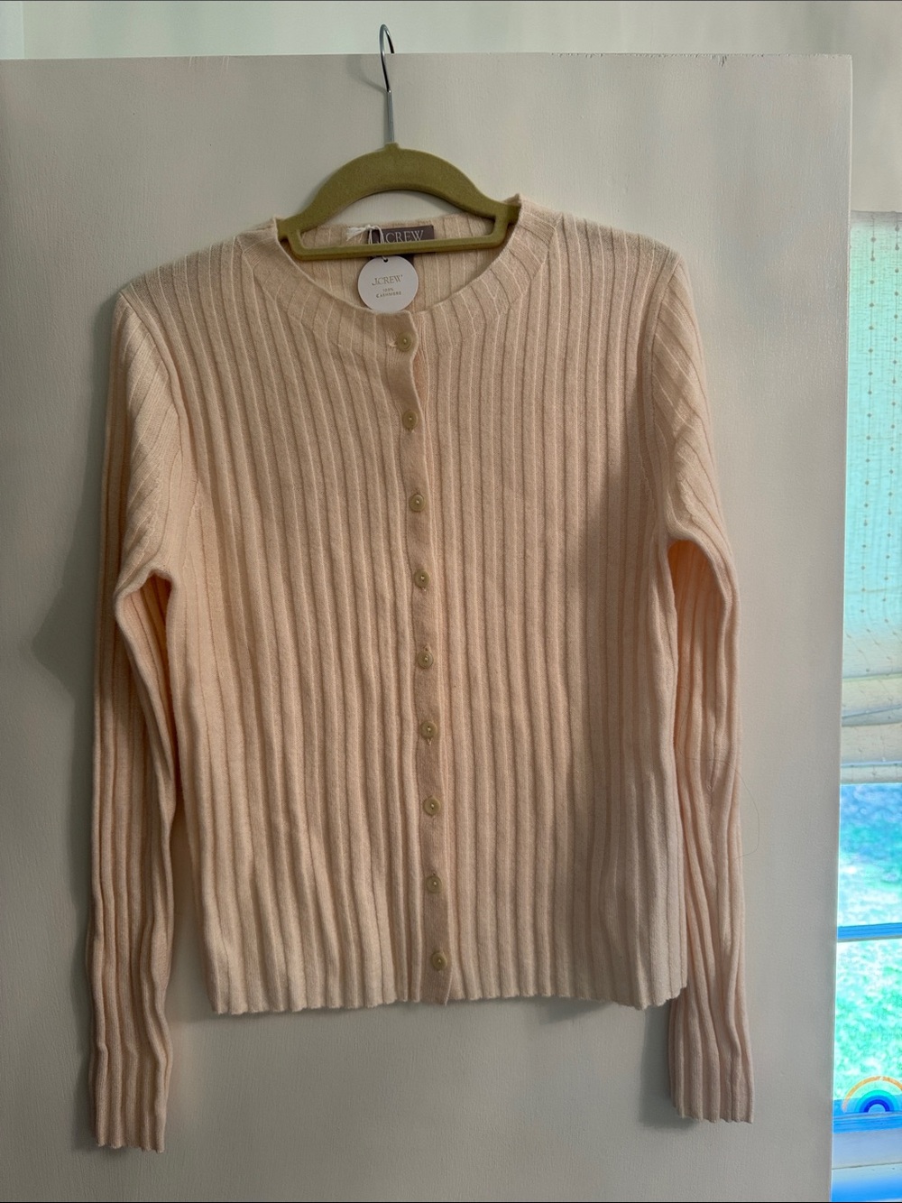 Jcrew cashmere ribbed cardigan